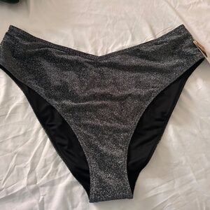 PINK Glitter bathing suit bottom